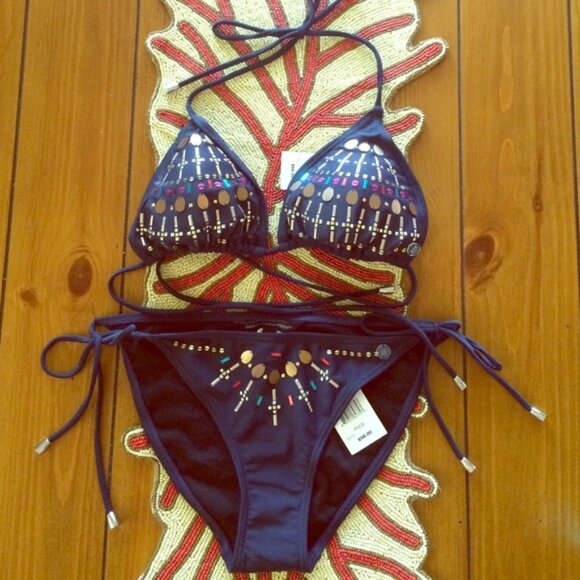 NWOT French Connection Dotty Sequins Bikini - Picture 1 of 3